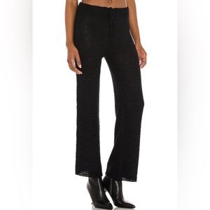 SNDYS || Lounge Celeste Knit Pant in Black - SZ XS 🖤NWT🖤